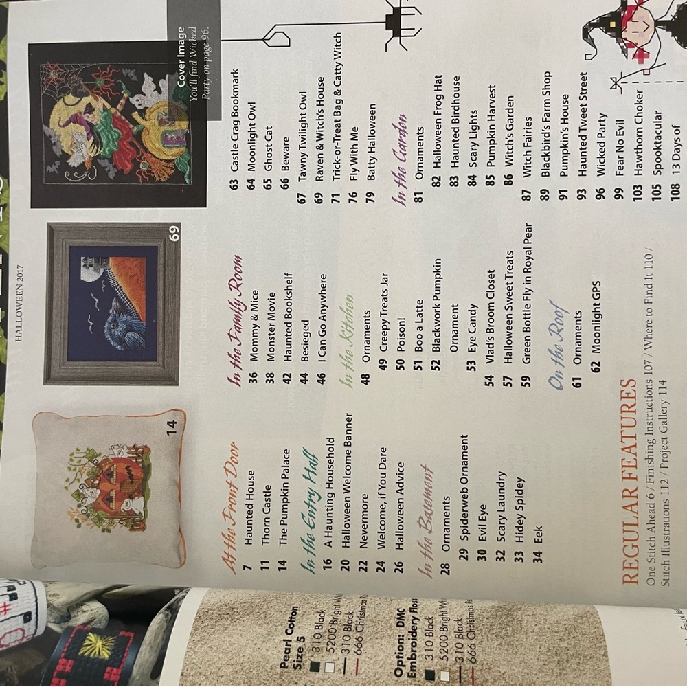 Lot of 3 Halloween-theme crafting magazines - Picture 5 of 8